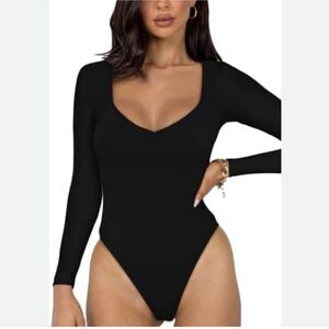 Amazon Ribbed Bodysuit Sz L